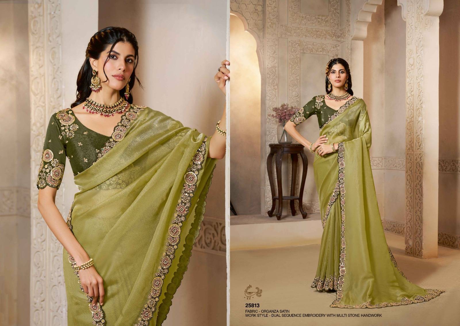 RIWAHYAT By Mahotsav Creation 25808 To 25825 Series Indian Traditional Wear Collection Beautiful Stylish Fancy Colorful Party Wear & Occasional Wear Pure Banarasi Silk Sarees At Wholesale Price  